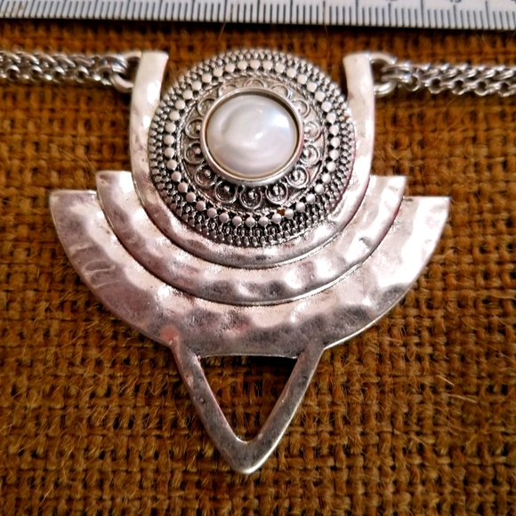 Lucky Brand Silver Tone Opera Lgth Necklace - Picture 5 of 10